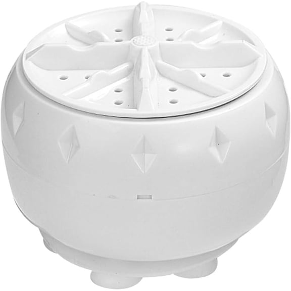 ABCISI Mini Ultrasonic Turbine Washer, Portable Washer for Rv College Travel Camping, White Mini Washing Machine for Sink USB Powered Energy, Quick and Easy Laundry