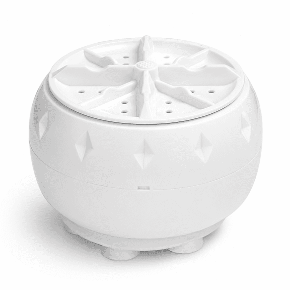 ABCISI Mini Ultrasonic Turbine Washer, Portable Washer for Rv College Travel Camping, White Mini Washing Machine for Sink USB Powered Energy, Quick and Easy Laundry