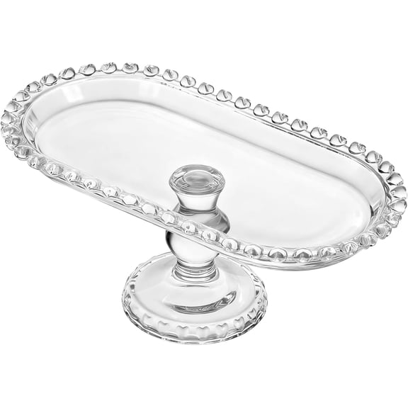 ABCISI Modern Fruit Serving Tray, European Style Display Platter for Dessert Snacks and Appetizers, Elegant  Decorative Serving Tray for Parties Weddings Afternoon Tea Dining Table Buffet Use