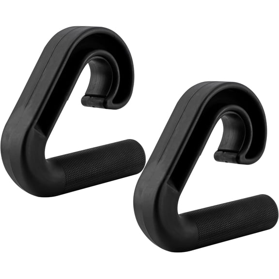 ABCISI Neutral Grip Handle Attachment for Pull-up Bars, 1 Pair Portable Hooks for Barbell Row Deadlift Resistant Bands for Home Gym Fitness Enthusiasts, Fitness Equipment