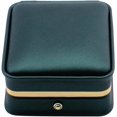 thumbnail image 1 of ABCISI PU Leather Pendant Box, Velvet Interior Necklace Pendant Display Box, Blackish Green Jewelry Gift Box Storage Case Organizer, Ideal Gift for Women and Girls  (2.83" x 3.31" x 1.57"), 1 of 17