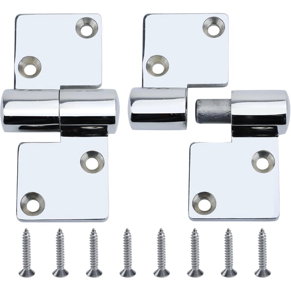 ABCISI Pair of Take-Apart Hinge, Boat Hinge Lift Off Hinge, Marine Grade 316 Stainless Steel Strap Hatch Hinge Casting Hinge w/Fasteners for Boat/RVs/ect (Left x 2)