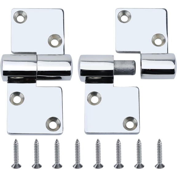 ABCISI Pair of Take-Apart Hinge, Boat Hinge Lift Off Hinge, Marine Grade 316 Stainless Steel Strap Hatch Hinge Casting Hinge w/Fasteners for Boat/RVs/ect (Right x 2)