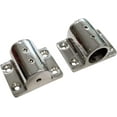 thumbnail image 1 of ABCISI Pair of 316SS Marine Grade Casting Boat Yacht Hand Rail Fitting 90 Degree Rectangle Stanchion Base Mount Hardware for 7/8''(22mm) Tube, 1 of 6
