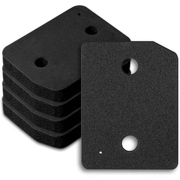 ABCISI Plinth Filter Replacement for Miele T1 Dryer - 9164761 Heat Pump Tumble Dryer, Toe-Kick Lint Foam Filter Replacement, 5 Pack