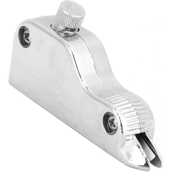 ABCISI Professional-Quality Adjustable V Gouge Leather Groover, Metal Push Type Stitching Groove Tool with Depth Knob for Leathercraft, Belts, Wallets & Bag Making