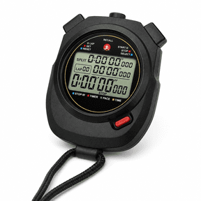 ABCISI Digital Sports Stopwatch with 0.001 Second Timing, 2 x 100 Lap Memory, Countdown Timer, 6 Mode Handheld Stopwatch for Running Swimming Football Coaching Training