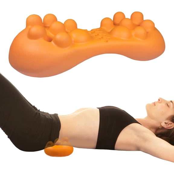 ABCISI Psoas Release Tool, 14-Knob Trigger Point Massager, 13 x 6 x 4 in Myofascial Massage Device for Hip Flexor, Glutes, Upper and Lower Back, Shoulder and Waist