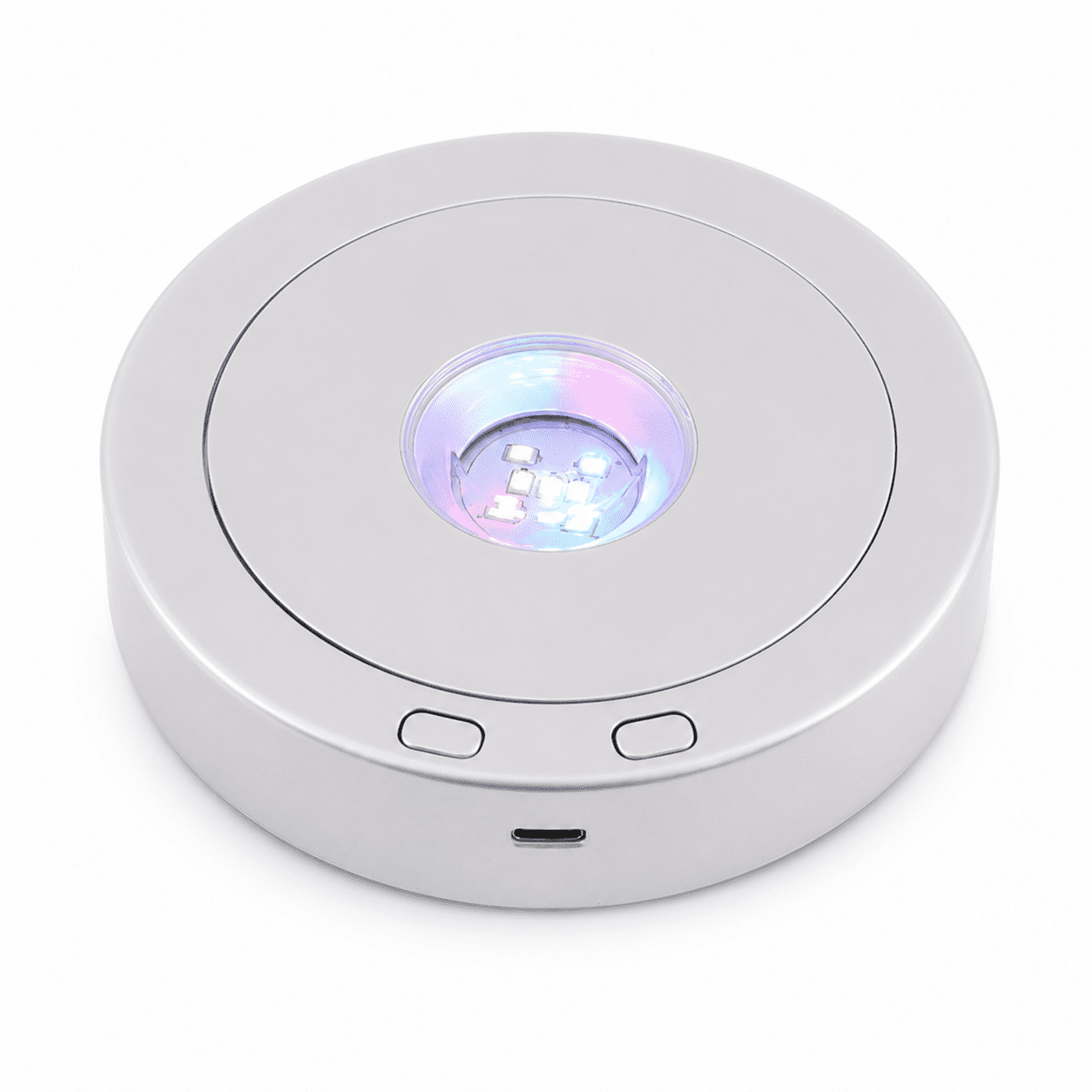 ABCISI Rotating LED Display Stand, 7 Led Lights Changing Display Base ...