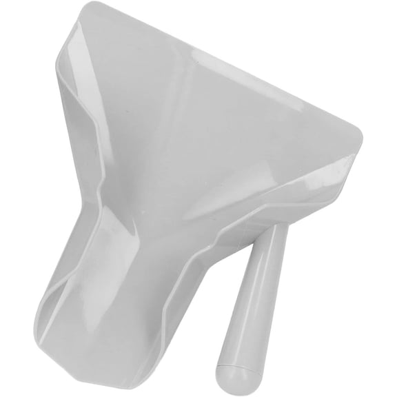 ABCISI Scoop Funnel, Food Grade Non-slip Right Handle Scoop for Chips, Popcorn, Nuts, Ice Cubes, Desserts, Candy, French Fry Bagger, Quick Fill Tool for Bags & Boxes
