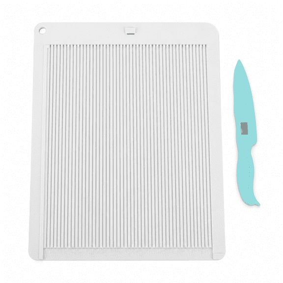 ABCISI Scoring Board Paper Trimmer, 8.6 x 6.5 in Envelope Maker with Scoring Tool, Paper Creaser and Folding Board for Card Making, Scrapbooking, Invitations, Coupons and DIY Paper Crafts