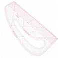 thumbnail image 1 of ABCISI Sewing Pattern Ruler, 16.9 in Clear French Curve Ruler with Metric Markings, Fashion Design Pattern Making Template for Garment Drafting, Sewing and Tailoring, 1 of 7