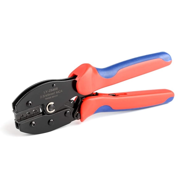 ABCISI Solar PV Cable Crimping Tool for IWS4 Solar Connectors, AWG14-10,2.5/4/6mm2, Hardened and Durable Steel Solar Crimper, Easy to Operate