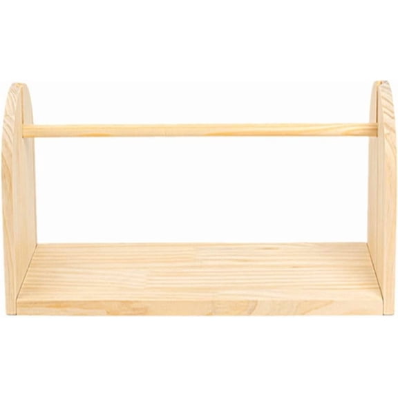 ABCISI Spools Thread Rack, Wooden Ribbon Storage Rack Sewing Yarn Roll Holder Mesh Crochet Thread Rack for Embroidery Quilting and Sewing Threads.