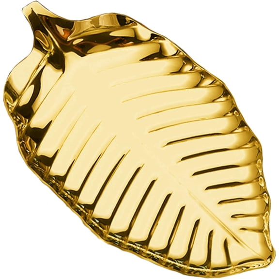 ABCISI Spoon Rest, 304 Stainless Steel Leaf Shaped Spoon Holder for Stove Top, Gold Utensil Holder for Ktichen Counter, Spatula, Ladles, Forks, Tongs Rest, Dishwash Safe, Housewarming Gifts