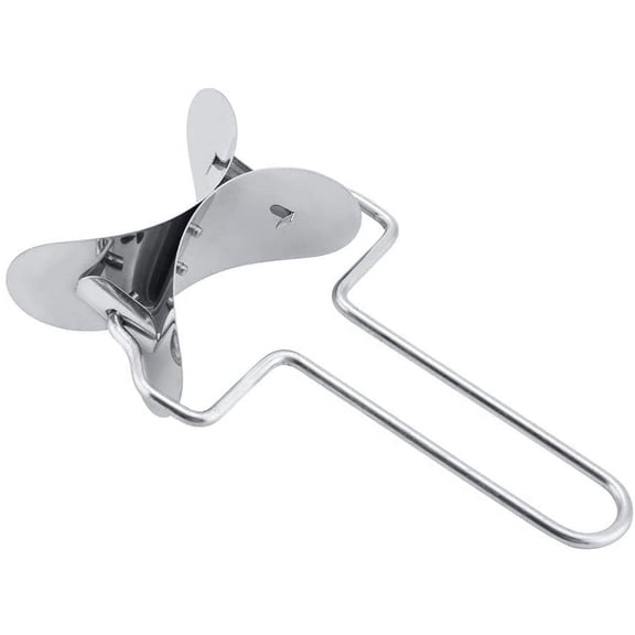 ABCISI Stainless Steel Dumpling Wrapper, Skin Dough Cutter Circle Roller Ravioli Dumpling Maker Cooking Utensils Kitchen Accessories
