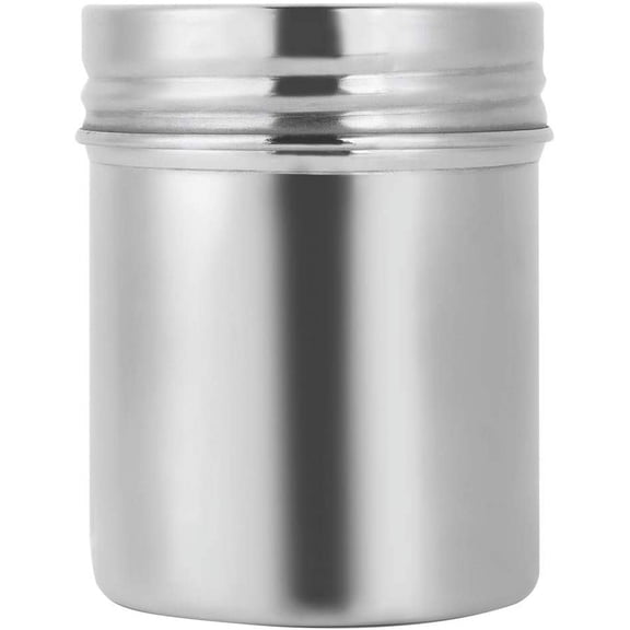 ABCISI Stainless Steel Sealed Storage Jar, Portable Airtight Sealed Food Storage Container with Lid Kitchen Sugar Tea Coffee Beans Container Canister for Indoor Outdoor Travel Camping Use (Small)
