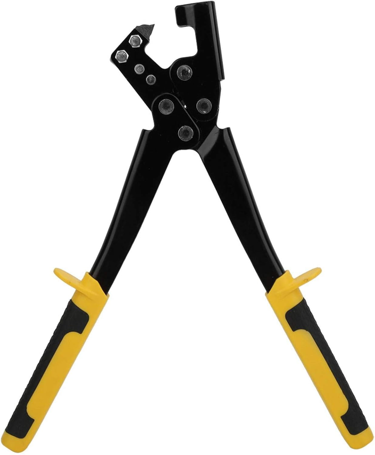 ABCISI Steel Stud Crimper, Firm High Hardness Good Toughness Handle Stud Crimper, Metal Stud Crimper Punch Lock Framing Fastening Crimping Single Hand Tool for Home Fixing Light Steel Keels