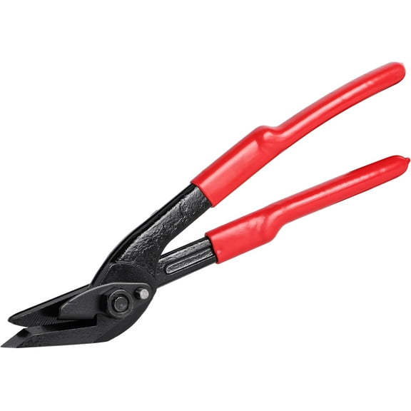 ABCISI Strapping Cutter Banding Tool - 12" Banding Cutter for Steel, Iron, PET, PP Banding up to 1-1/4" Width and 0.044" Thickness, Heavy-Duty Strapping Cutting Tool High-Hard Steel Wide Blade
