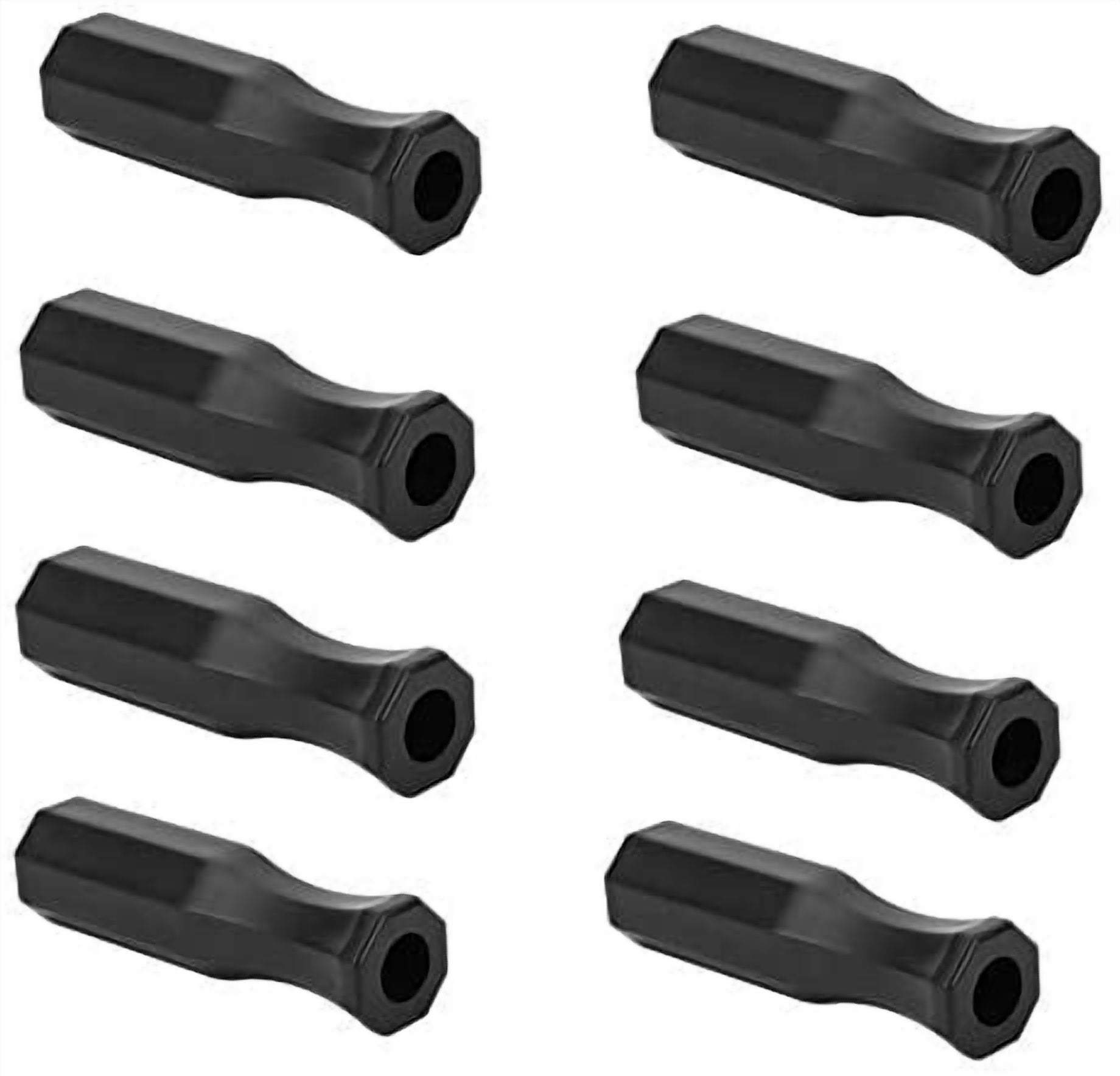 ABCISI Table Soccer Handle, 8Pcs Plastic Foosball Soccer Handle Grip for Table Replacement Handle Part Foosball Accessories