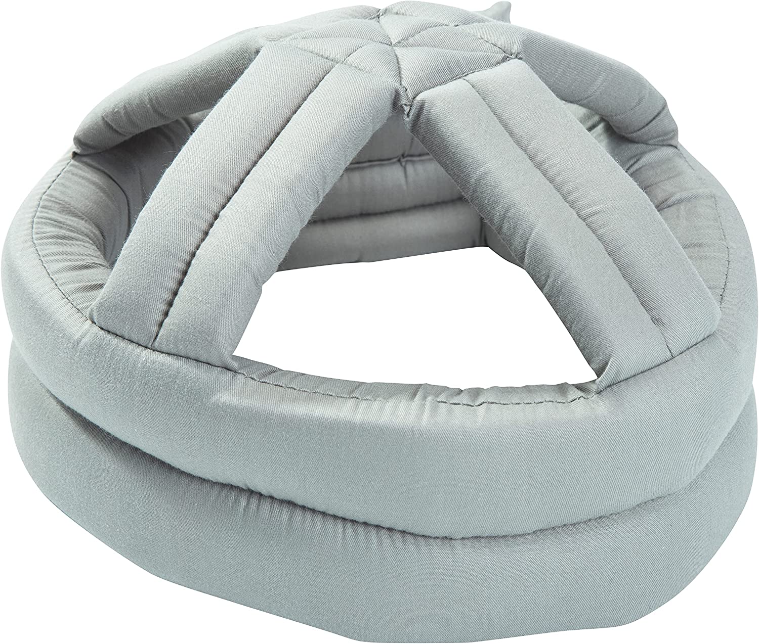 ABCISI Thick Soft Protective Helmet for Elderly, Adult Size,Seniors Head Protector Fall Protection Hat Cap,Elder Safety Products Protect Head Injury in Falls for Home Gardening Walking Dog,Gray Cloth