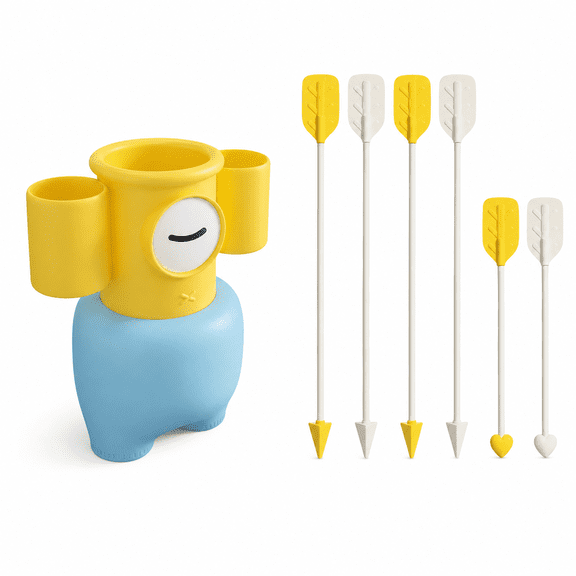 ABCISI Pitch Pot Toss Game with 6 Arrows, Detachable 3-Cup Target with 4 Long and 2 Short Arrows for Adults and Families, Indoor and Outdoor Camping, Parties, Backyard