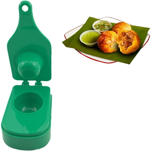 ABCISI Tostonera Plantain Press - Solid Masher for Stuffing Tostones - 2" Cup Deep Plantain Baskets Makerbe, Perfect for Tostones and Stuffed Plantains