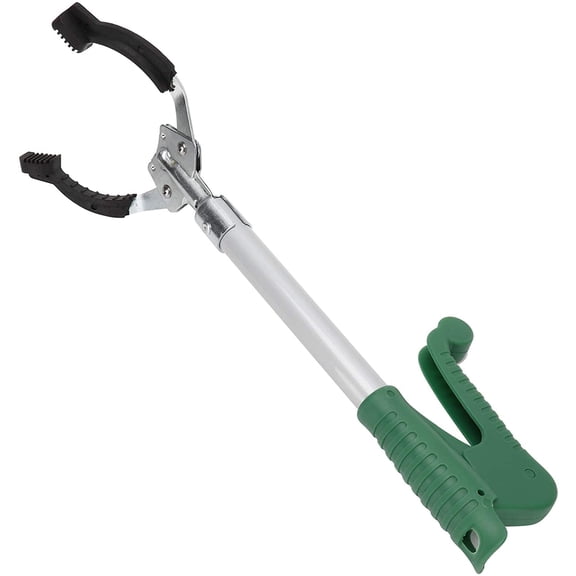 ABCISI Trash Picker Pick Up Tools, 16" Foldable Picker Upper Grabber, Grabber Reacher Tool for Elderly, Garden Nabber, Arm Extension (Green)