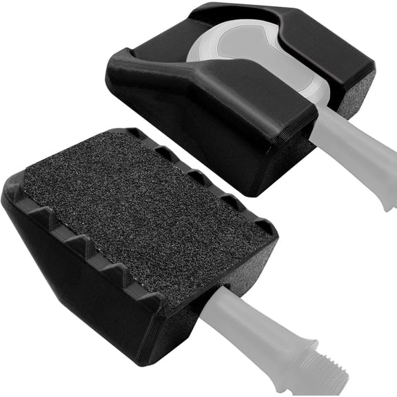 ABCISI for Wahoo Speedplay Compatible Pedal Adapters, Flat Platform Conversion Kit, Anti-Slip Surface, Road Cycling Self Locking to Ultra Light Anti Slip Pedal Cover, Black