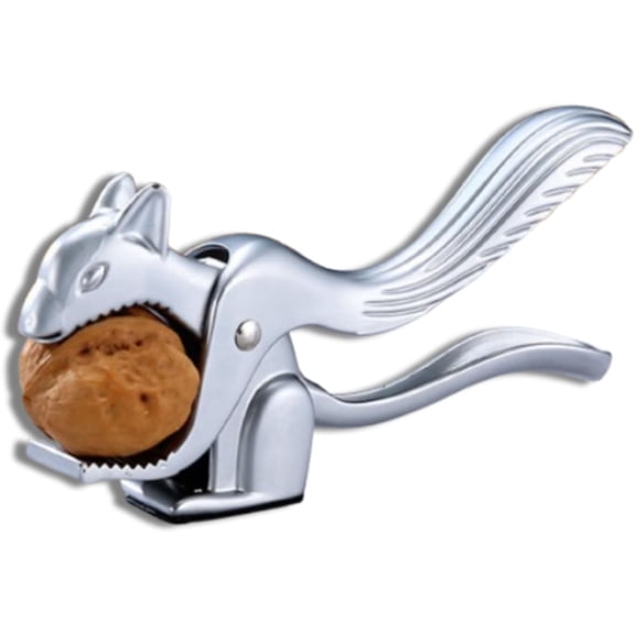 ABCISI Walnut Cracker Clip, Squirrel Shape Zinc Alloy Walnut Opener, Heavy Duty Nut Cracker Tool for Chestnuts Pecans Almond Hazelnut, Kitchen Nutcracker Sheller Clip Tool