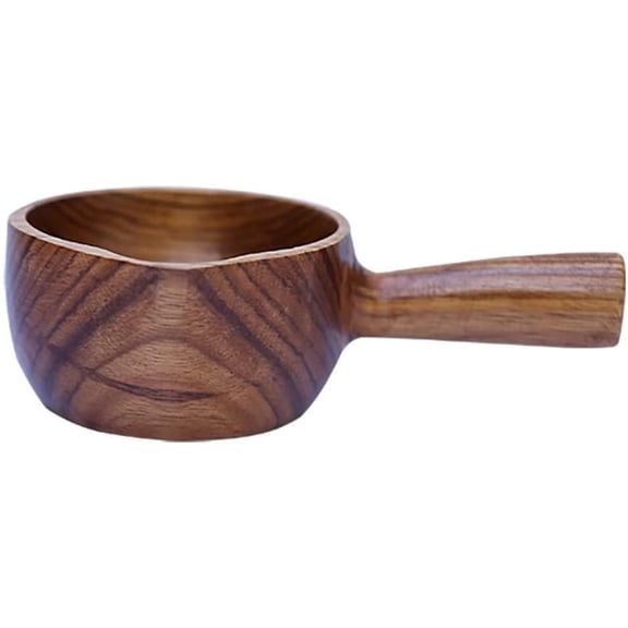 ABCISI Wooden Water Ladle, Wooden Scoops for Canisters, Water Dipper Bath Ladle for Water Sauna Garden Tea Ceremony Japanese Style