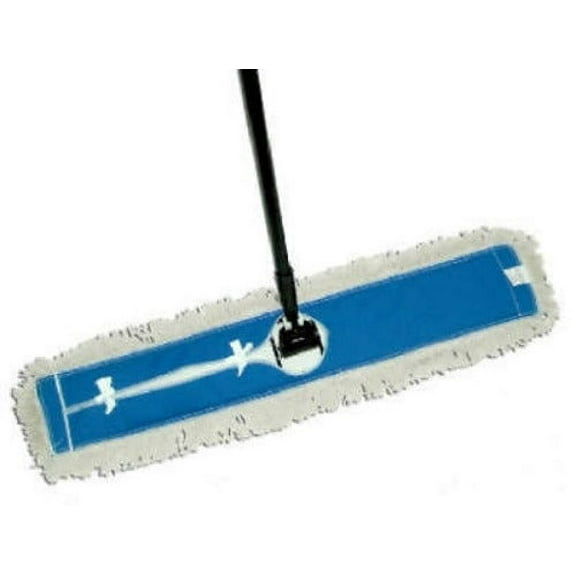 ABCO 01403 36" Strong Cotton Janitorial Dust Mops With Hardwood Handles - Quantity of 6