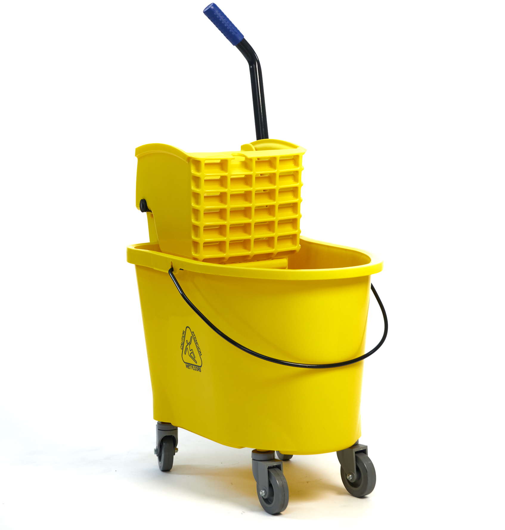 Mop Bucket, Household Bucket with Wringer, Side Press Mop Bucket with