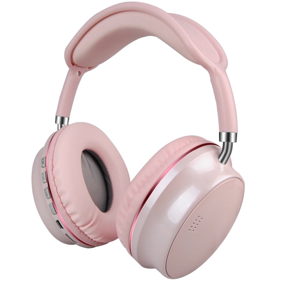 ABCPOW Bluetooth 5.3 Over-Ear Headphones with Microphone,40H Playtime Wireless Headset HiFi Stereo Foldable&Adjustable Lightweight Headset Earphones Wireless Headphones for Home Office Cellphone PC