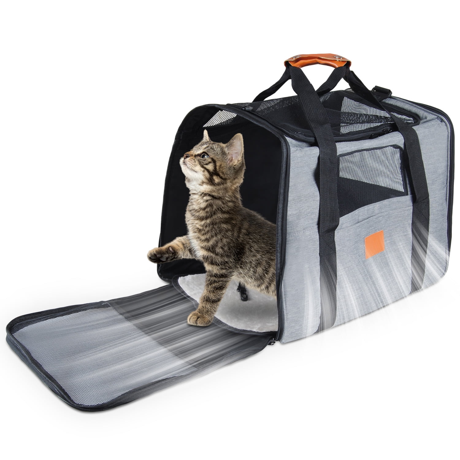 ABCPOW Cat Carriers Dog Puppy Carrier Pet Carrier,TSA Airline Approved ...