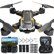 ABCPOW Drone with Camera for Adults Kids 1080P 8K HD Dual Camera Remote Control Drone RC Aircraft Quadcopter w/ 3 Batteries for Long Flight Mini Foldable Drone for Beginners Toys Gifts for Boys Girls
