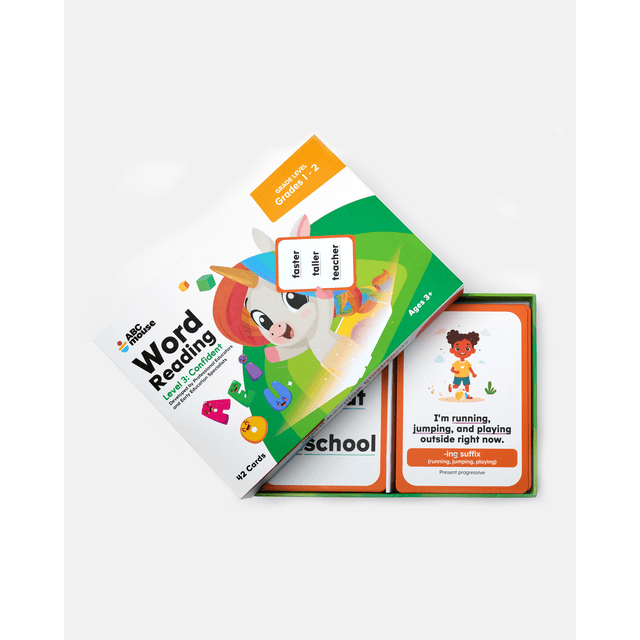 ABCmouse Word Reading Flash Cards Level 3, Vowel Teams and Syllables ...