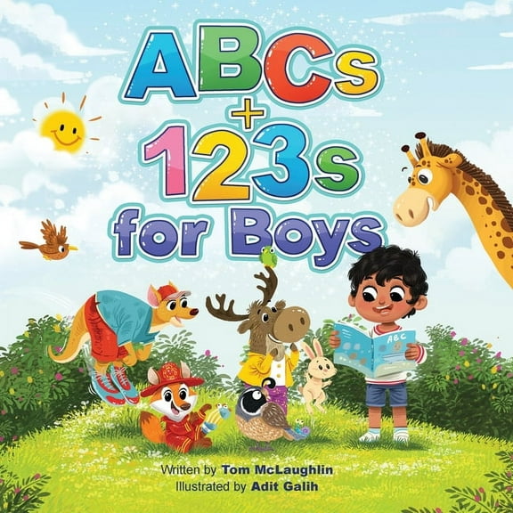 ABCs and 123s ABCs and 123s for Boys: A fun Alphabet book to get Boys Excited about Reading and Counting! Age 0-6. (Baby shower, toddl, Book 1, (Paperback)