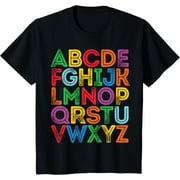 ABCs Shirt Alphabet Colorful Letters Reading Kids Boys Girls T-Shirt.jpg