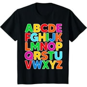 ABCs Shirt Alphabet Colorful Letters Reading T-Shirt