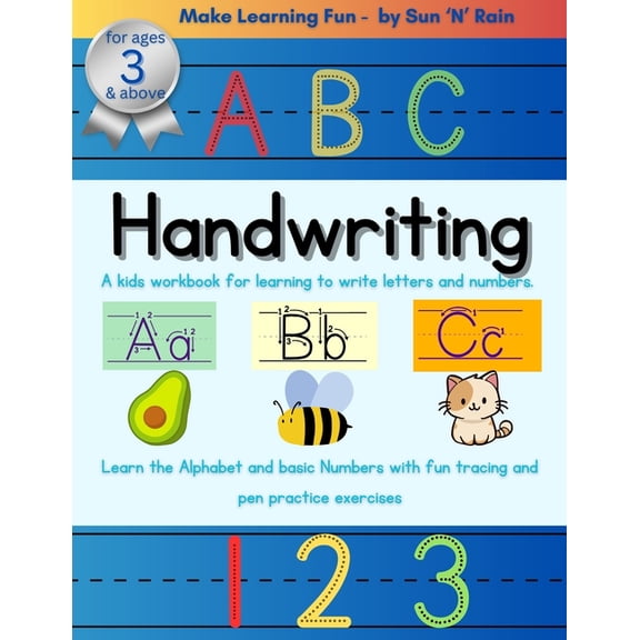 ABCs and 123s: Learn to write Letters and Numbers, (Paperback)