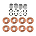 thumbnail image 1 of ABEC-11 Skateboard Bearing Skates Inline Skates Longboard Bearings Set - Orange, 1 of 10