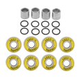 thumbnail image 1 of ABEC-11 Skateboard Bearing Skates Inline Skates Longboard Bearings Set - Yellow, 1 of 10