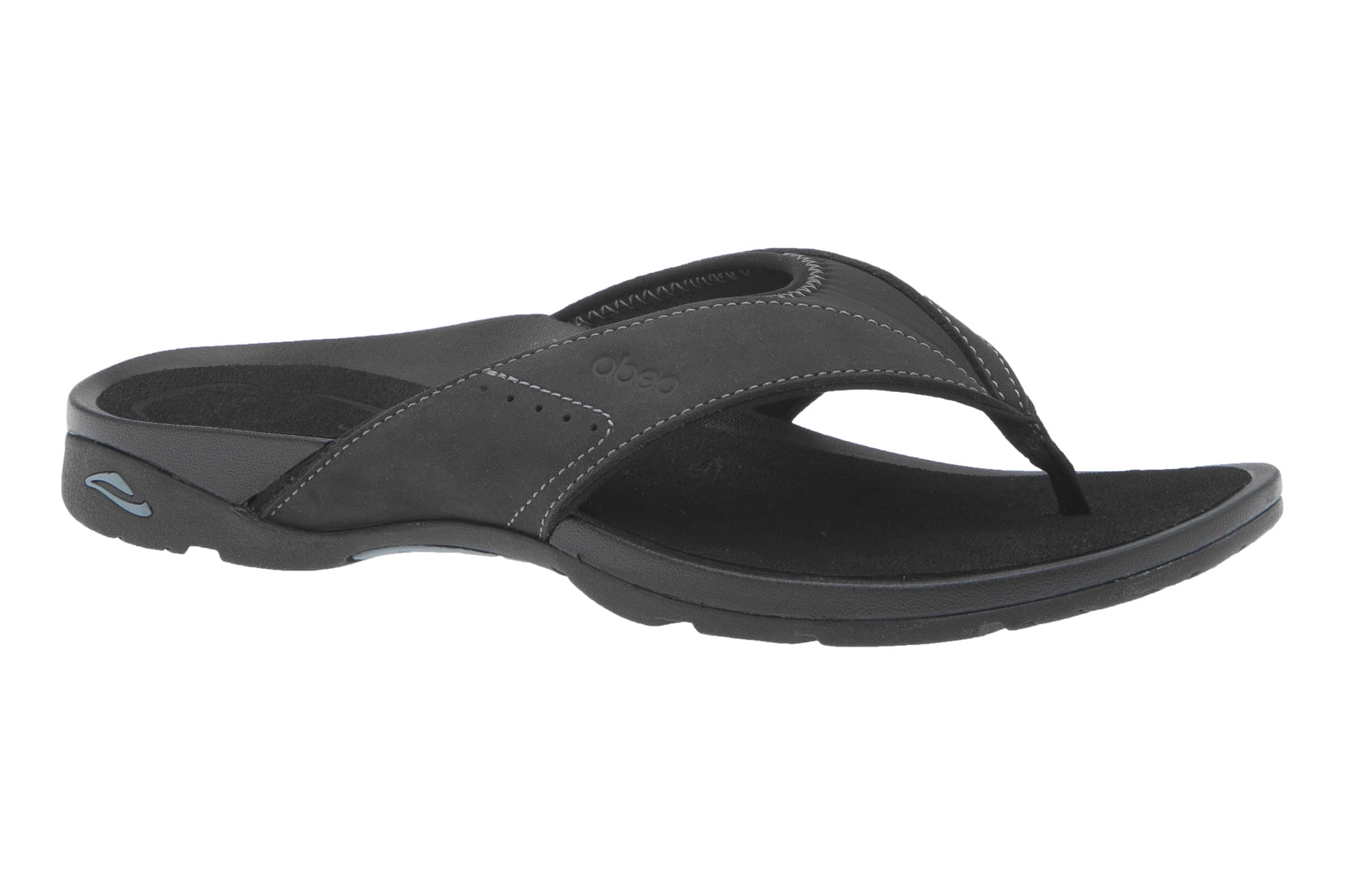 ABEO Balboa Neutral Flip Flop Sandals in Black