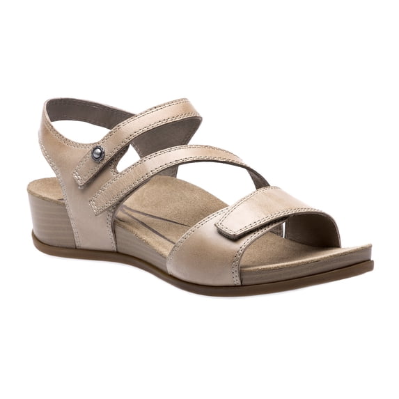 ABEO Quartz Neutral - Low Heel Sandals in Green