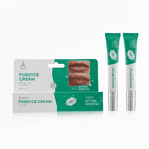 ABERA Fordyce Spot Lip Cream with HPR Retinoid, Moisturizing Repair For Dry Chapped Lips, 0.7 fl oz - Combo 2