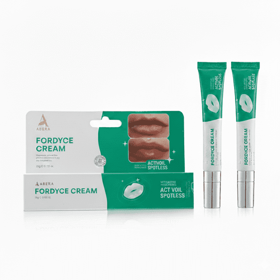 ABERA Fordyce Spot Lip Cream with HPR Retinoid, Moisturizing Repair For Dry Chapped Lips, 0.7 fl oz - Combo 2