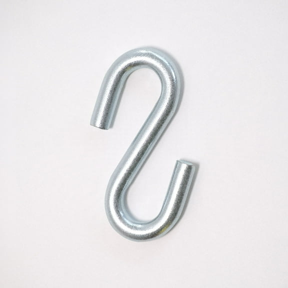 ABF Heavy Duty Steel S-Hooks - Galvanized for Rust Resistance - 0.52” (Dia) x 4.0" (Height) – 5500 lb Capacity - Multipurpose Utility for Warehouse, Chains, Garage, Outdoor, DIY Projects (Pack of 4)
