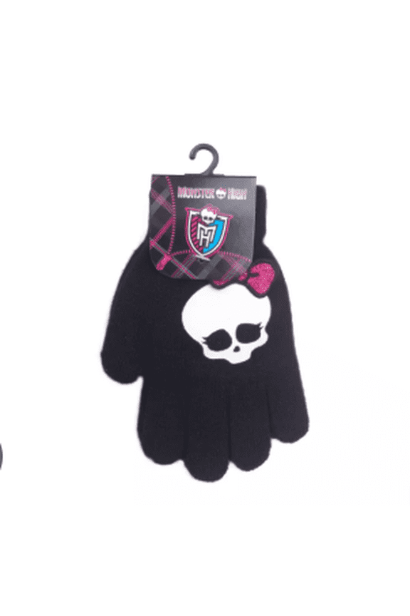 Accessories - Monster High Skull Logo Gloves (Child)