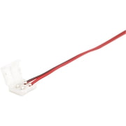 ABI 10mm Solderless 2-Wire Connector Clip for 5050 LED Strip Light Power 10-Pack